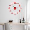 DIY Luminous Wall Clock Silent Movement Easy-to-read Decorative Modern Wall Clock for Living Room Bedroom