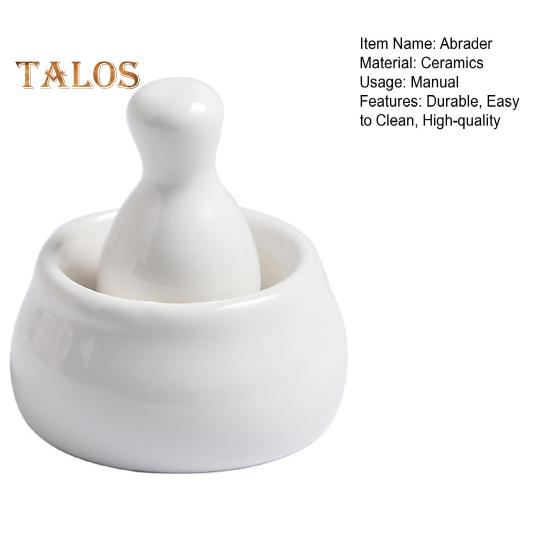 Ceramic Mortar And Pestle Set for Grinding Spices Herbs And More Kitchen Decor Essential Durable Herb Grinder Pill Crusher