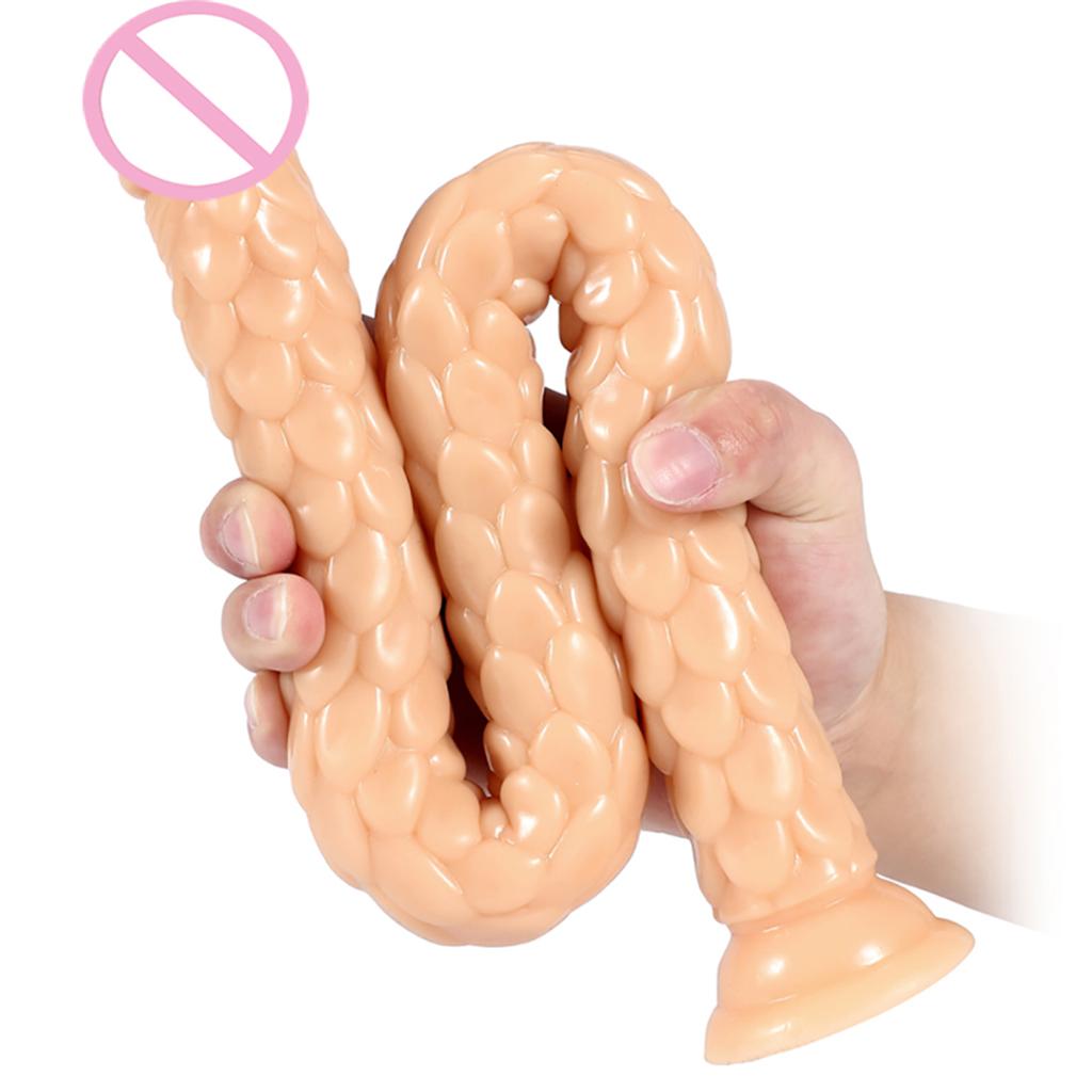 50 см Длинная Анальная Пробка Дилдо Большая Анальная Пробка Стимулирует Анус Вагина Женский Мастурбатор Мягкий Пенис Анальный Расширитель Секс Игрушки Секс Товары