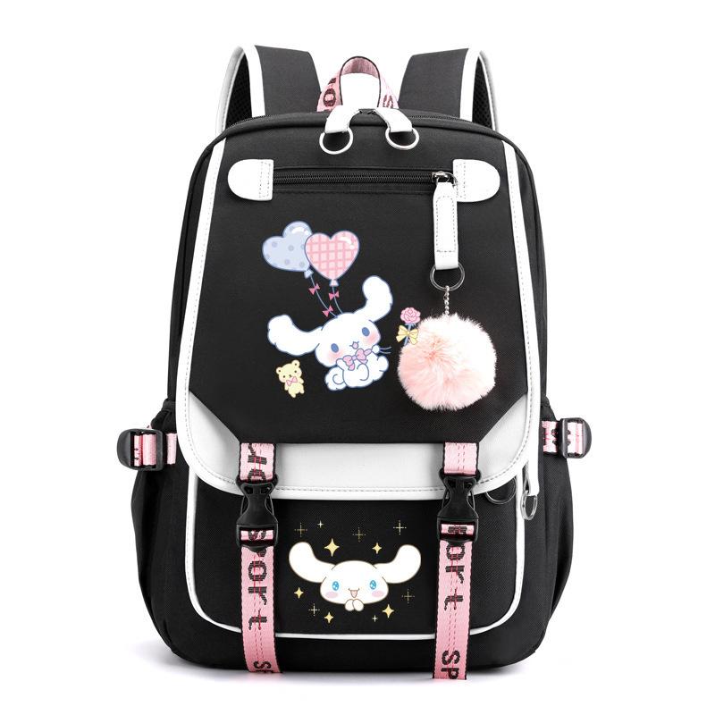 School Bag Yugui Dog Backpack, Primary And Secondary School Girls, Large Capacity Polyester Backpack, Travel Bag, Computer Bag