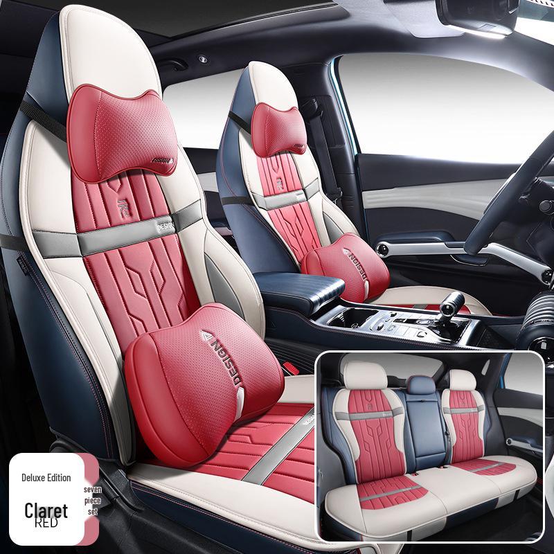 BYD PLUS All-Season Seat Cushion Set with Lumbar Support, Custom Fit for Specific Car Models