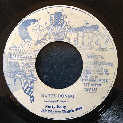 7-дюймовая пластинка NATTY KING - Natty Bongo NONE Mister Tipsy 2000 Ямайка Регги, Ска и Даб Б/У