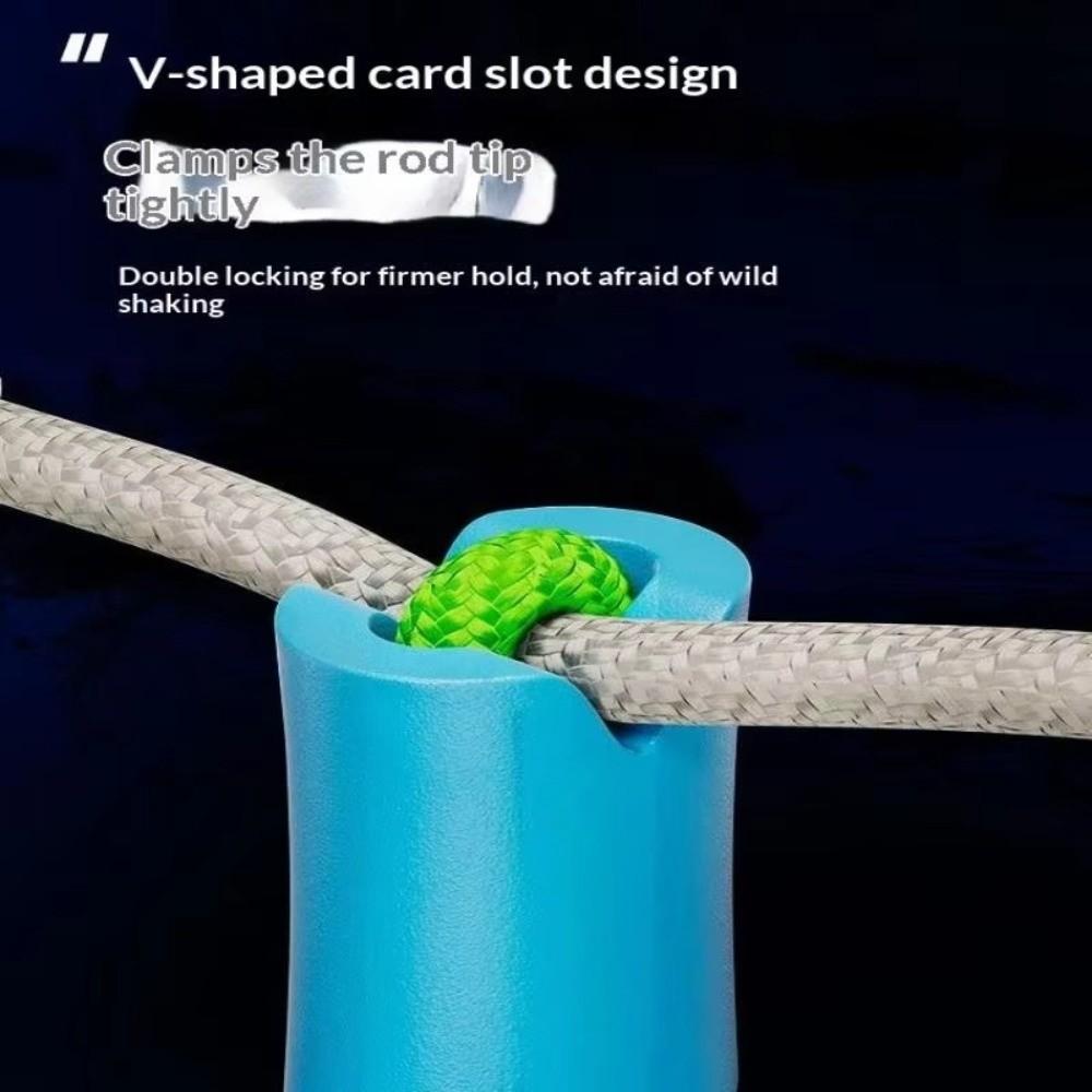 40/60 Sets Secure Grip Self Locking Clip 40/60 Sets Knotless Tip Clip Fishing Rod Connector Fishing