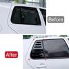 Rear Window Louver Shutter Compatible with Volkswagen Golf 4 MK4 1997-2006 Side Air Vents Shutter Cover Trim Exterior Accessories(Carbon Fiber