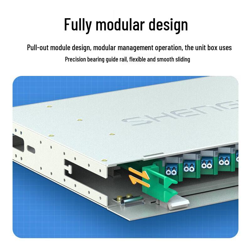 Shengwei 24-Port LC Single-Mode Rack-Mount ODF