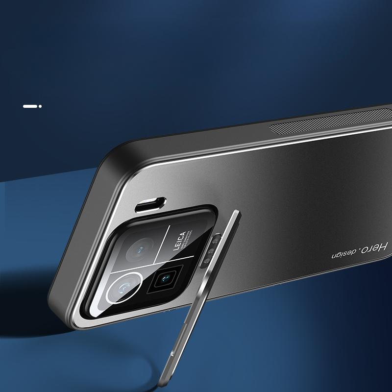 Для Xiaomi 15 Pro 14T чехол металлический объектив камеры невидимый держатель чехол для Mi15 14 T 13T Pro 14Pro 14 Civi ультра ударопрочный матовый чехол с подставкой