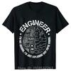 Men's Clothing Street T-shirt Clothes Engineer In Progress Print Cotton Tshirt Summer Harajuku Streetwear Fitness T Shirt Tops