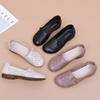 Soft-soled Shoes, Sandals, Women's Summer Hollowed-out Middle-aged Leather Shoes, New Middle-aged Hole-hole Beef Tendon Soles, Elderly Single Shoes