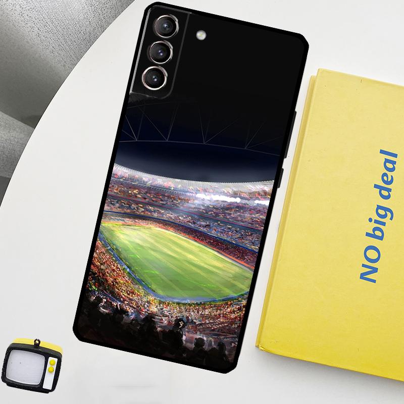 Чехол для телефона Футбольный стадион Для Samsung Galaxy S25 Ultra S20 S21 S22 S23 Plus S24 Ultra S9 S10 S25 FE Чехол