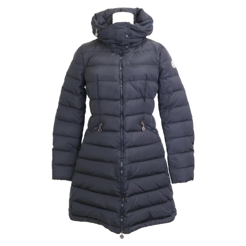 Moncler FLAMME Down Coat Coat 0 NavyUsed
