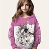 Kids Clothes Girl Hoodies Long Sleeve 3D Cute Horse Print Children Spring Fall Clothes Casual Stylish Girl Clothes Outdoor Tops