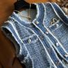 Vest for Women Cotton Sleeveless Tops Denim Vest Oversize Casual Vest