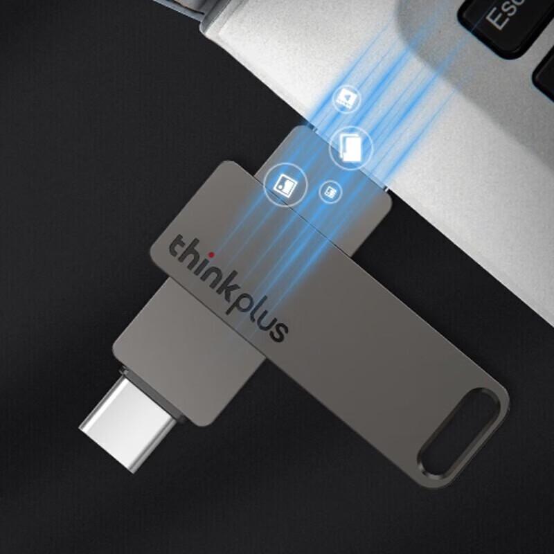 Lenovo Металлическая USB-флешка Thinkplus с двойным интерфейсом