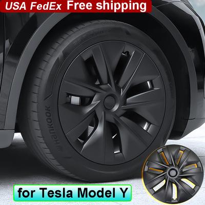 4 шт. 19-дюймовые колпачки ступицы колеса Cyclone для Tesla Model Y 2023, колпачки ступицы колеса, полная замена обода, аксессуары ModelY 2022