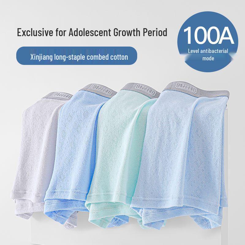 Jin Tong Wang Хлопковые боксеры для мальчиков на стадии развития для подростков