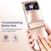 Роскошное покрытие для Samsung Galaxy Z Flip 4 5g чехол бронированная защита шарнирная крышка