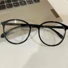 Round Frame Clear Lens Glasses Retro Fashion Decorative Glasses Computer Spectacles For Women Men