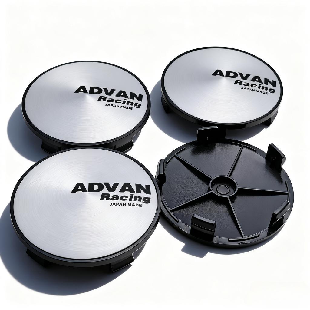 4pcs JDM Advan Logo Emblem Car Wheel Center Caps 68MM 63MM Wheels Hub Cap ADVAN Racing Badge Rim Hubcaps Cover Car Accessories