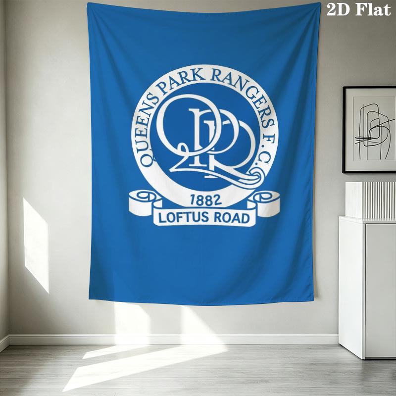 Queens Park Rangers fc Wall Tapestry Aesthetic Wall Hanging Printed Fabric Blanket Decorative Tapestries for Bedroom Living Room Home Decor