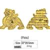 999 Pure Gold Wealth Cat Sticker: Prosperity Generator & Creative Gift for Mobile.