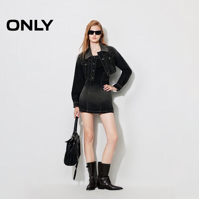 Only Женское мини-платье из ретро-выстиранного денима