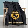 Juventus Personalized Name Blanket Multi-purpose Personalized Blanket Soft Warm Cozy Versatile for Office Chair Home Decor Bed Bedding