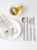 Kamomekitchen [1+1] Набор столовых приборов Ridge из полностью нержавеющей стали, 8 предметов (Ложка, Палочки для еды, Вилка, Нож)