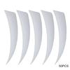 Right 50Pcs Turkey Wing 4inch Fletching Archery Arrow Feather Accessory  Hunting
