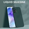 A55 A35 A15 A05 A05S Case Square Solid Color Liquid Silicone Phone Cases For Samsung Galaxy A05 A05S A15 A35 A55 5G Back Cover