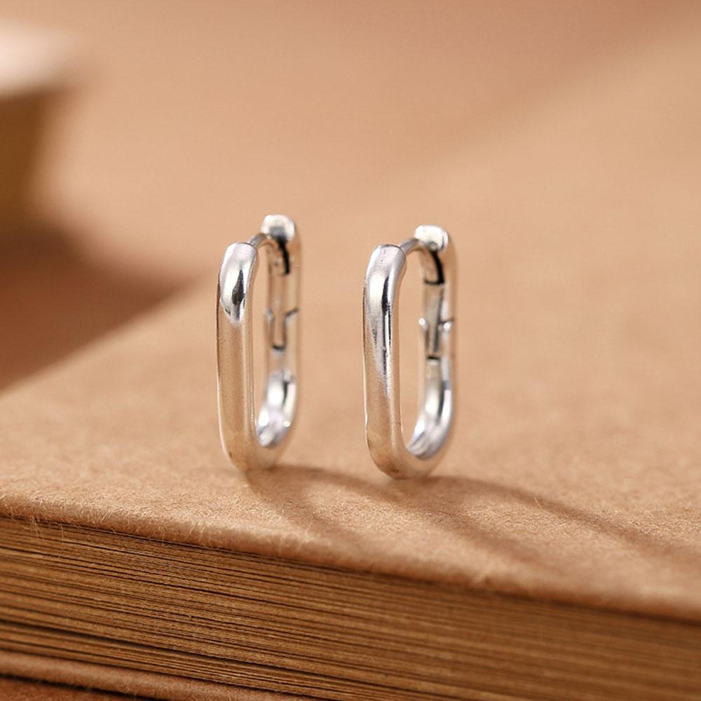 Аксессуары Круг Женщины Мужчины U-образные Серьги-хагги Серьги-кольца Модная бижутерия Подарок Клипсы для ушей