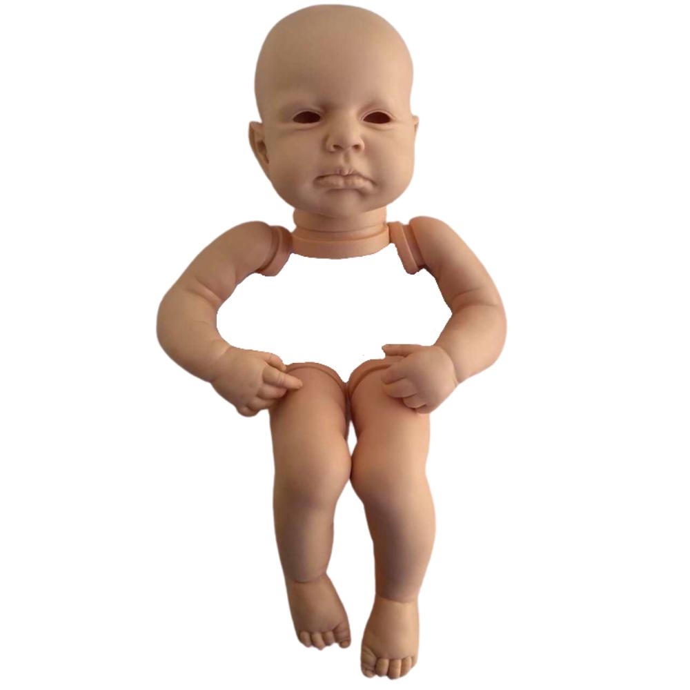 20-дюймовый набор Reborn LouLou Awake с открытыми глазами 50 см Набор кук-реборн Unpainted Reborn Kit Заготовки для кукол-реборн Реалистичная форма