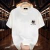Trendy Brand Short-Sleeved Pure Cotton Men'S Printed T-Shirt Trendy Men'S And Women'S Versatile Round Neck T-Shirt Men'S