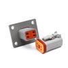 DT04-4P-L012 Deutsch flange type waterproof automotive connector 2P/3P/4P/6P/8P/12P  sheath  butt harness socket terminal
