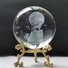 3D хрустальный шар с подставкой, планета, лазерная гравировка, глобус Солнечной системы, астрономический подарок, подарок на день рождения, стеклянная сфера, украшение для дома