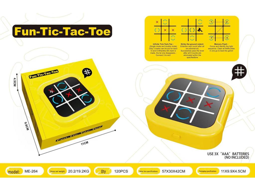 International-Style Electronic Tic-Tac-Toe & Gomoku Multi-Functional Chessboard Game for Kids