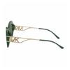 MICHAEL KORS Logo Detail Injection Molded Irregular Sunglasses Women's Green