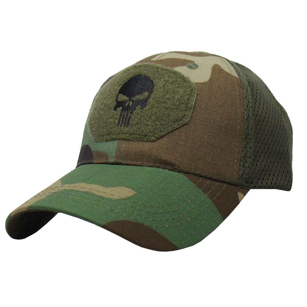 Тактическая камуфляжная бейсболка Сил Специального Назначения с Сеткой и Велкро