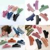 Elegant Large Size Lady Hair Claw Clips For Women With Interlocking Teeth Design
