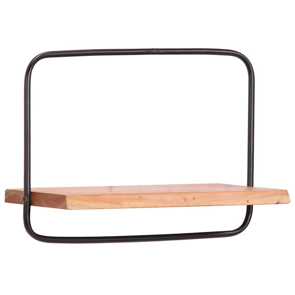 Wall Shelves 5 pcs Solid Acacia Wood