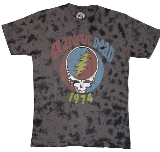 GRATEFUL DEAD Steal Your Wash Grey Tie Dye Wash T-SHIRT NEW M L XL 2X official
