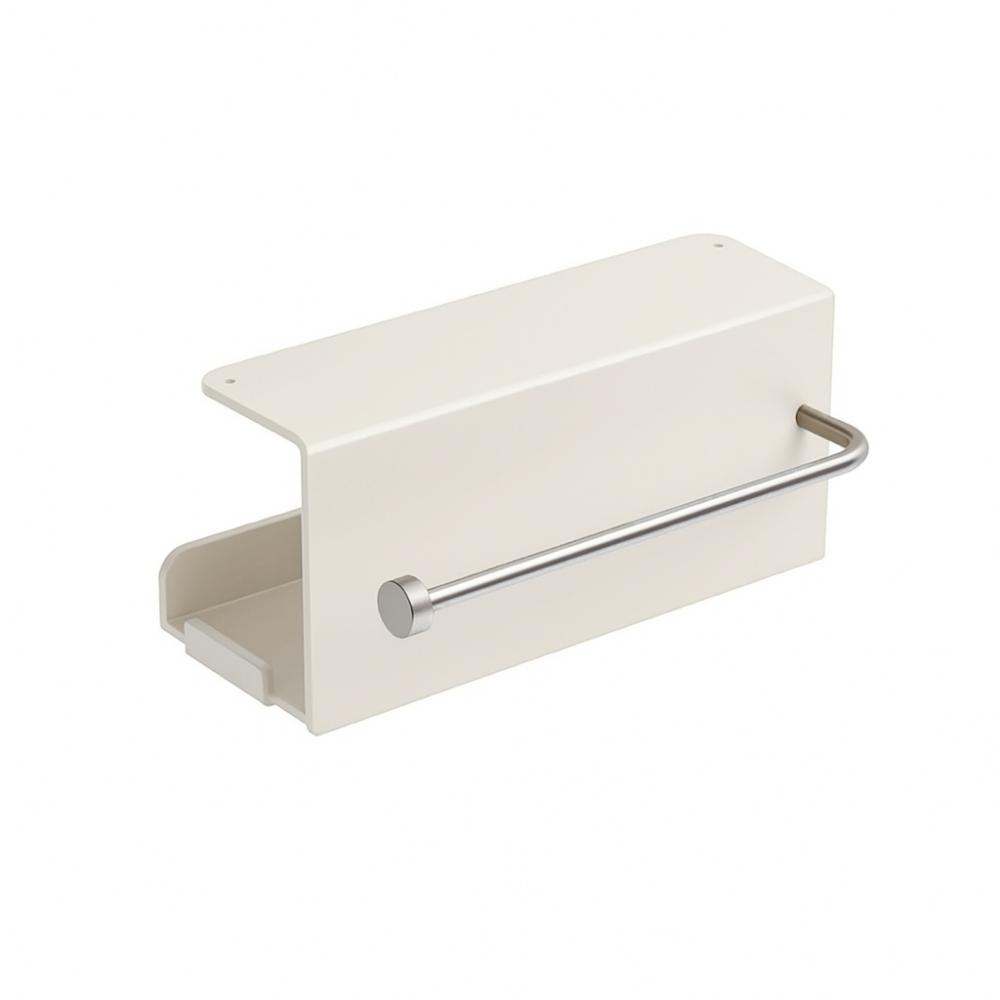 Carbon Steel Under Cabinet Paper Towel Holder Wall Mounted Roll Paper Holder  Bathroom