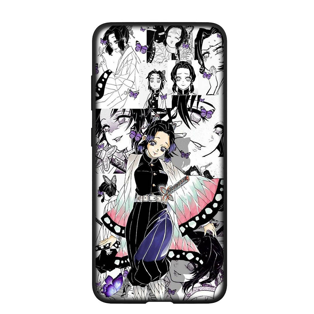 Phone Case for Samsung Galaxy S24 S23 iPhone 15 14 Xiaomi Redmi Note 13 12 11 8 10 9 Pro Max X XR OPPO A15 Huawei Kochou Shinobu Demon Slayer Cover