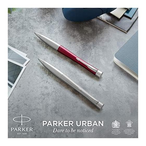 Шариковая ручка PARKER Urban, Матовый черный GT, Средний стержень, Чернила на масляной основе, В подарочной упаковке, Оригинальный продукт S0735820