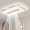 Modern  lamps bedroom foldingfan ceiling fan with led light and control ceiling lamp for living room lighting