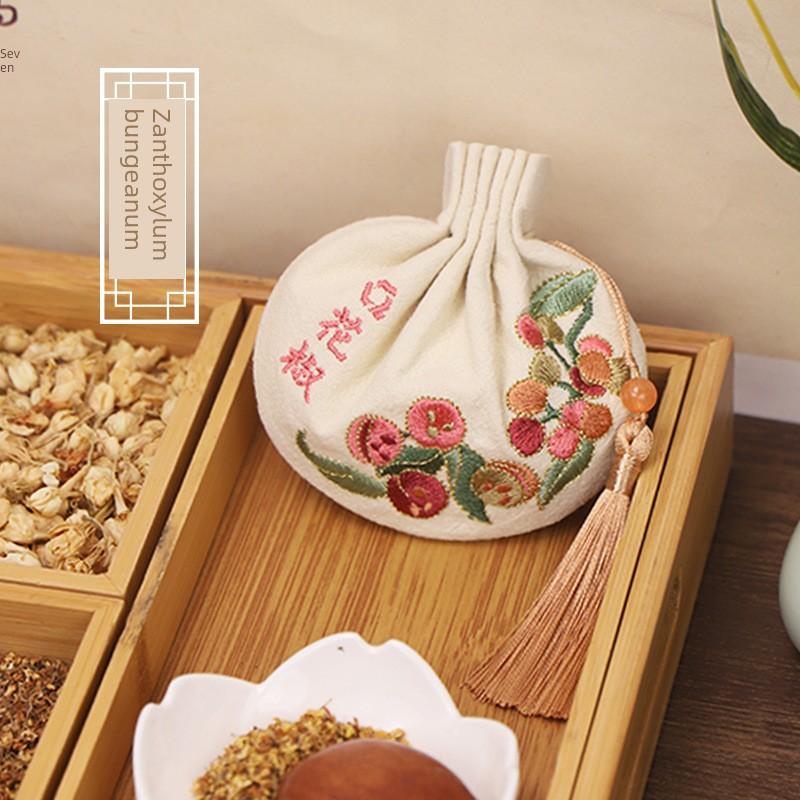 Dragon Boat Festival Sachet Perfume Bag Bag Small Pendant Embroidered Purse Accessories Carry Creative Archaistic Tassel Silk Bag Cloth Bag