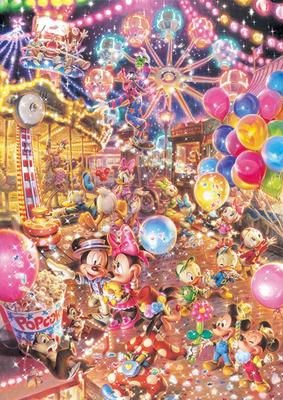 Tenyo [Сделано в Японии] Пазл из 300 деталей Disney Сумеречный парк (30,5x43см) D-300-263, В комплекте: клей, шпатель и сервисная карта
