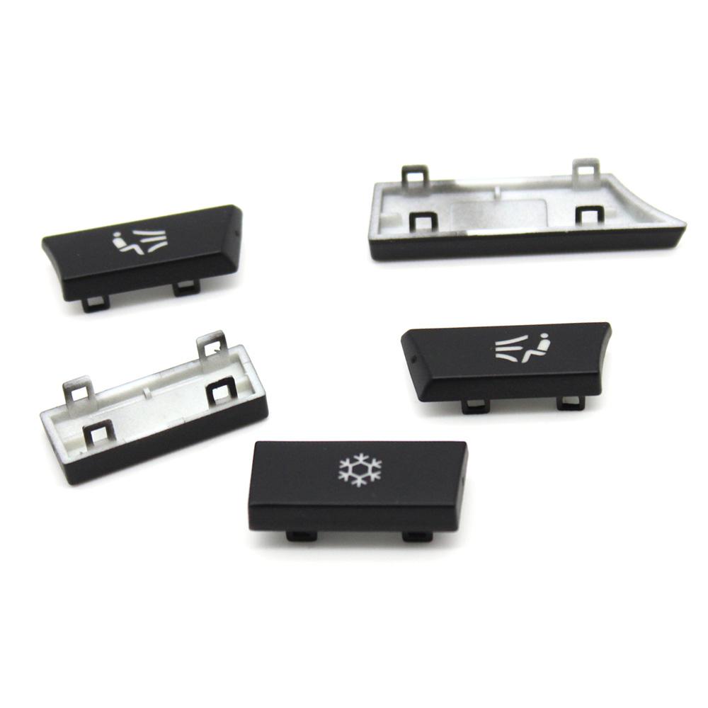 Car Air Conditioner Button Cover Key Audio Switch Caps Replacement For BMW 5 7 Series X5 X6 F10 F18 F01 F02 520 523 525 530 730
