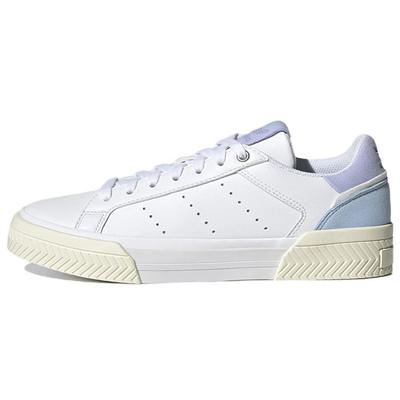 Originals Court Tourino Удобные Нескользящие Прочные Низкие Кеды для Скейтбординга Женские Кроссовки Белые Синие GZ0835