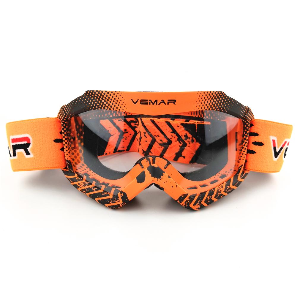 Vemar Мотоциклетные очки для детей, детские очки для гонок на мотоциклах MX MTB, внедорожные мотоциклетные очки для мотокросса, шлем gafas