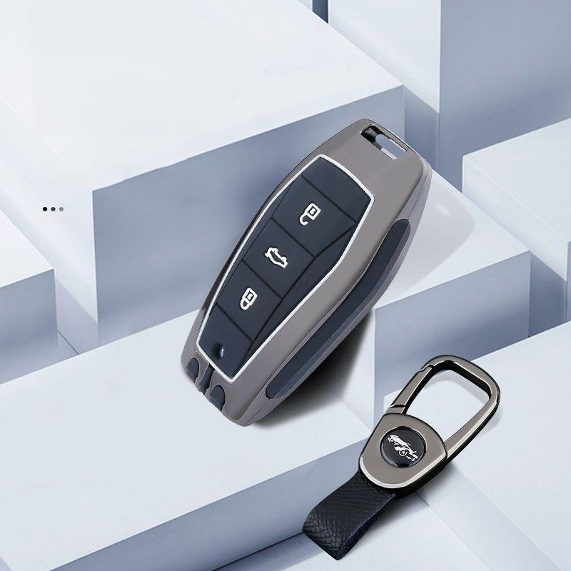 Чехол для автомобильного ключа для Jac Sehol Js6 Js8 Js4 Sol Qx E10X E30X E50A X4 X8 X6 T8 T9 Plus A5 E40X E20X Наклейка на брелок Чехол для брелока Аксессуары